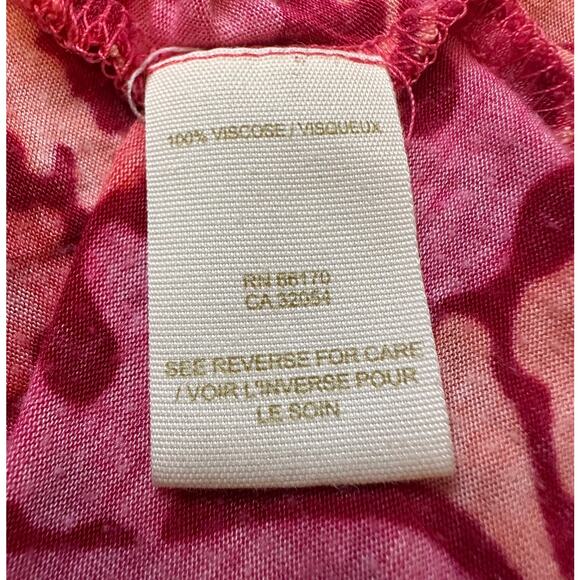 Vintage Free People Y2K Boho Swing Tank Tunic Palm Tree Tag Large - Picture 4 of 5